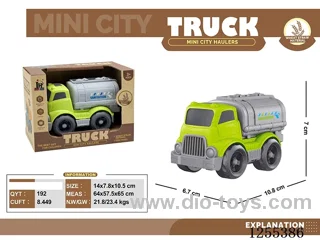 Mini straw cartoon tanker