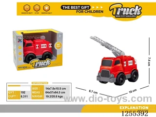 Mini cartoon fire truck