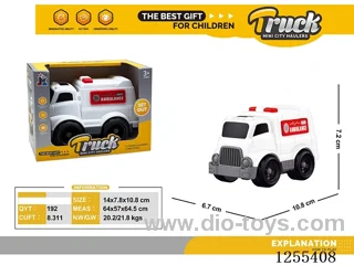 Mini cartoon ambulance