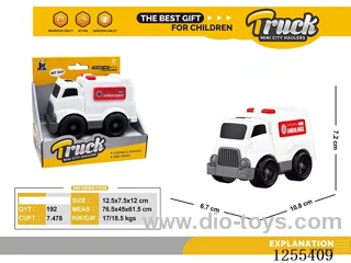 Mini cartoon ambulance
