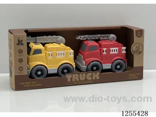 Mini straw cartoon car 2PCS
