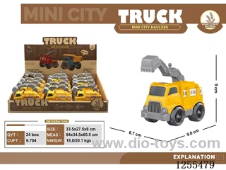 Mini straw cartoon forklift 12PCS