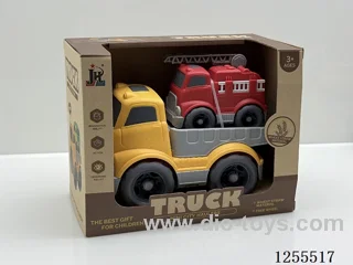 Straw cartoon flat trailer