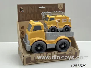 Straw cartoon flat trailer