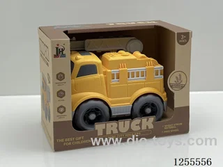 Straw cartoon boom truck
