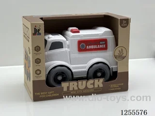 Straw cartoon ambulance