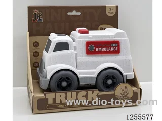 Straw cartoon ambulance