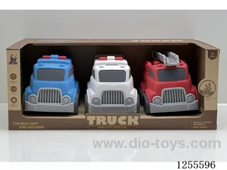 Straw cartoon car 3PCS