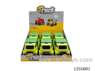 Cartoon sanitation vehicle 6PCS
