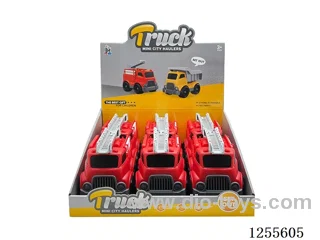 Cartoon fire truck 6PCS