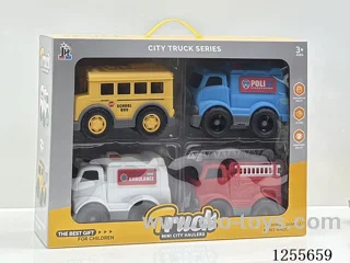 Cartoon car 4PCS