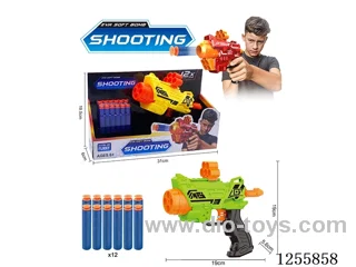 Manual soft bullet gun 2 colors
