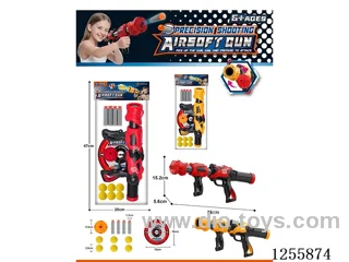 Aerodynamic soft bullet gun 2 colors
