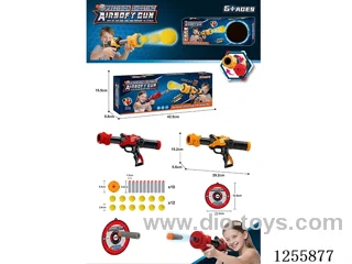 Aerodynamic soft bullet gun 2 colors