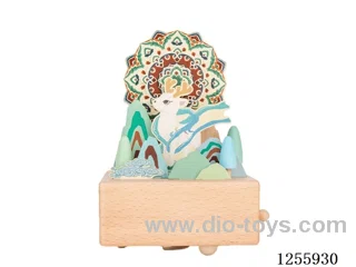 Nine-color deer music box