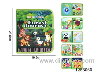 Montessori early education puzzle felt learning book