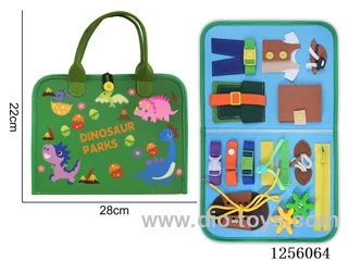Montessori early education puzzle felt learning book