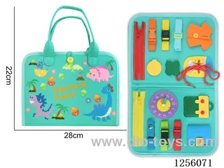 Montessori early education puzzle felt learning book