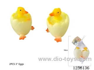 2PCS 3-inch Gummy Eggs