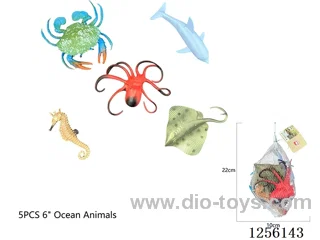5PCS 6-inch Marine Animals