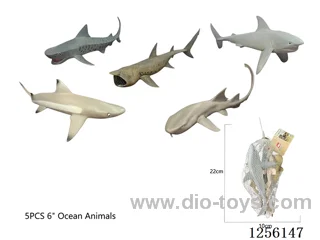 5PCS 6-inch Marine Animals