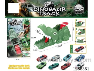 Catapult Dinosaur Track Car (with alloy car)