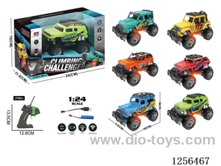 1:24 4ch rc car with light included battery 6 mixed