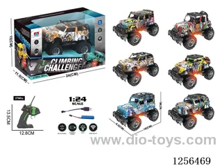 1:24 4ch rc car with light included battery 6 mixed