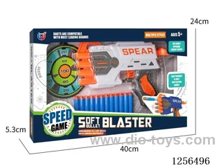 EVA 4-Hole Soft-Shoot Gun + Target (Suction Cup)