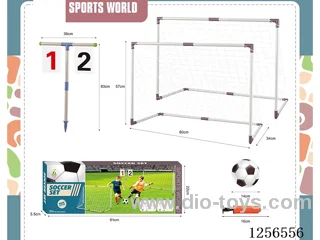 Double Goalpost Scoring Soccer Set