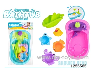 Pressure-Activated Water Bath Tub - Vinyl Bathing Set