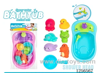 Pressure-Activated Water Bath Tub - Vinyl Bathing Set