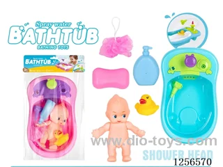 Pressure-Activated Water Bath Tub - Vinyl Bathing Set