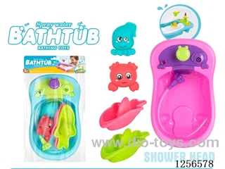 Pressure-Activated Water Bath Tub - Vinyl Bathing Set