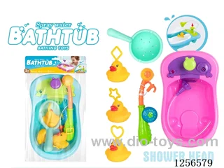 Pressure-Activated Water Bath Tub - Vinyl Bathing Set