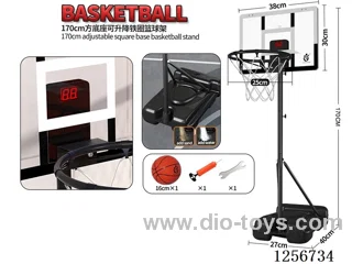 1.7m Single-Base Scoring Simulated Transparent Backboard (38x30cm)