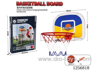 44 x 34 cm Indoor Wall-Mounted Backboard (30 cm Iron Rim with Size 5 Ball)