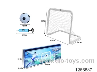 60CM Small Iron Soccer Goal (Includes Soccer Ball + Pump)
