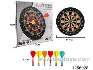 16-inch Magnetic Dartboard (includes 6 magnetic darts)
