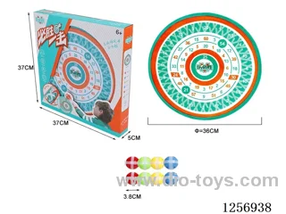 Embroidered Fabric Frisbee (Includes 8 ABS Sticky Balls)
