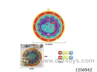 Dartboard (Includes 6 ABS sticky balls + 4 darts)