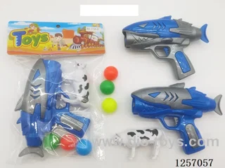 Ping Pong Catapult Gun with Animal Accessories