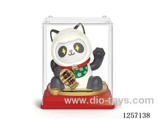 Solar-Powered Lucky Cat Figurine - panda