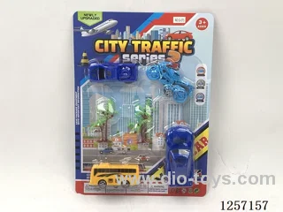 free wheel City Car Set
