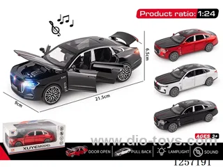 1：24 pull back alloy car W L/M