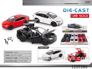 1：28 pull back alloy car 12PCS