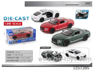 1：28 pull back alloy car