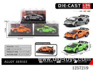 1：36 pull back alloy car
