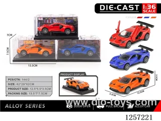 1：36 pull back alloy car
