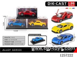 1：36 pull back alloy car